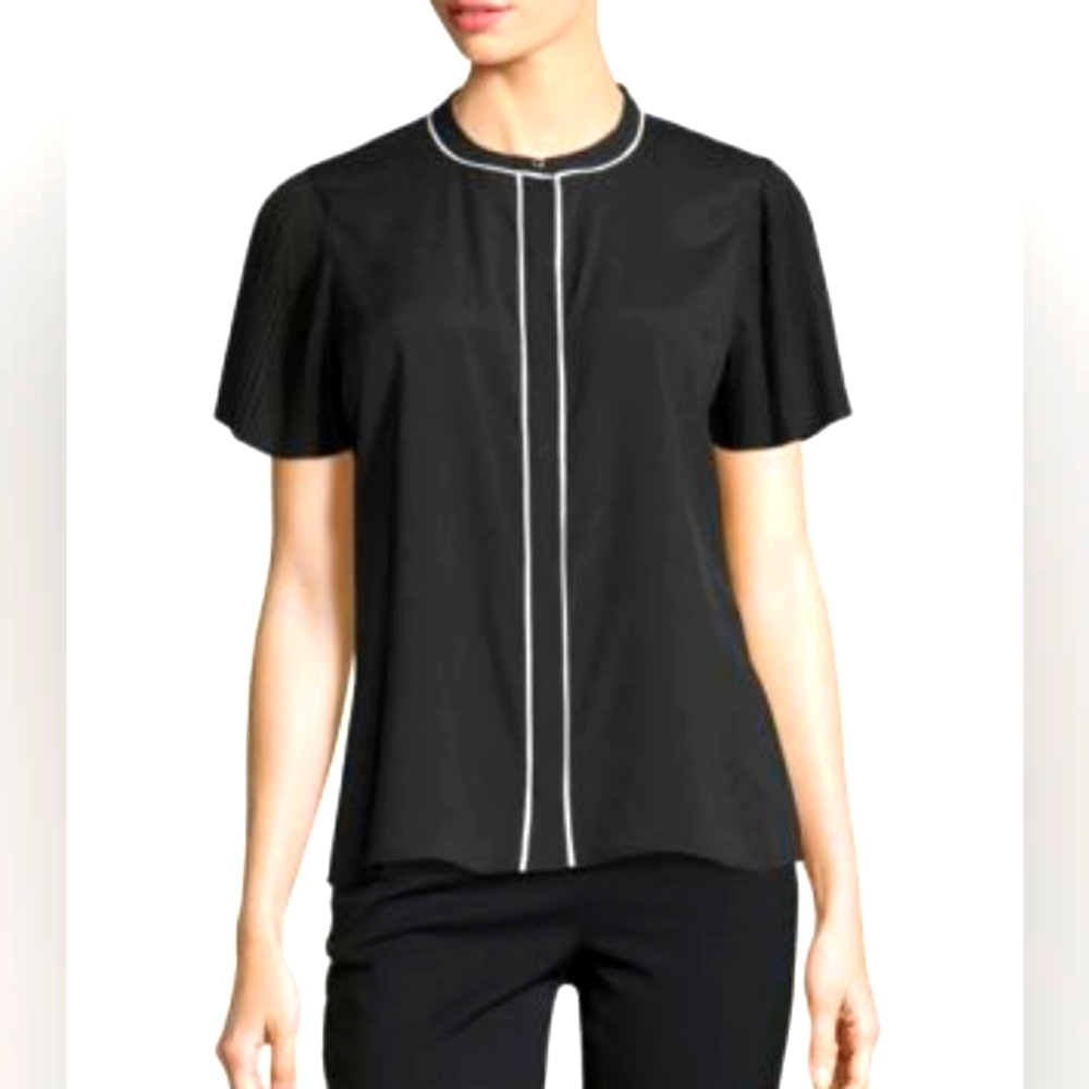 Karl Lagerfeld Blouse with pleated sleeves